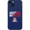 University of Arizona Wildcats Logo Split Blue iPhone 14 Plus Skin